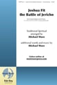 Joshua Fit the Battle of Jericho Unison choral sheet music cover